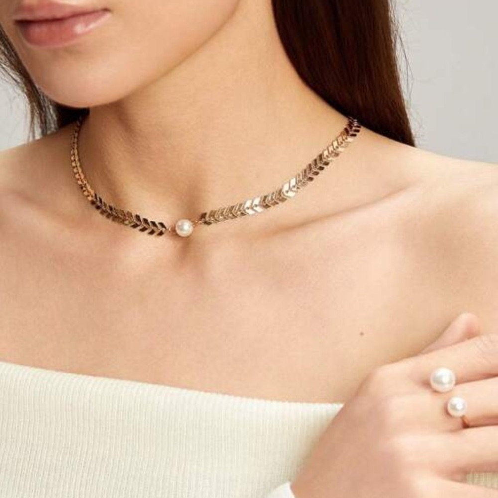 Pearl necklace M1568 - Picture 2 of 8